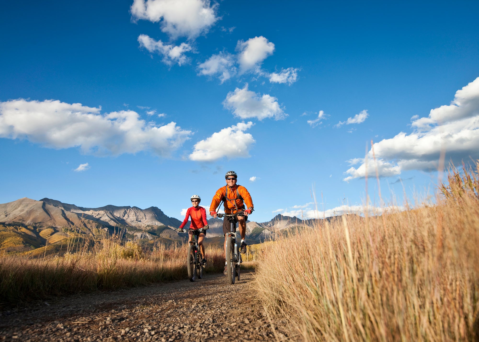 Fall Mountain Bike riding