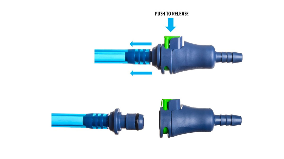 Drink Tube Quick Connect 2 Pack (Fits 1/4" ID Tubing) Color may vary.