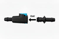Drink Tube Quick Connect 2-Pack. Available for 1/4" ID or 5/16" ID Tubing.