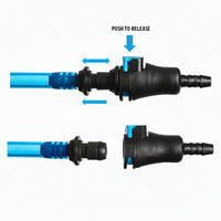 Drink Tube Quick Connect 2-Pack. Available for 1/4" ID or 5/16" ID Tubing.