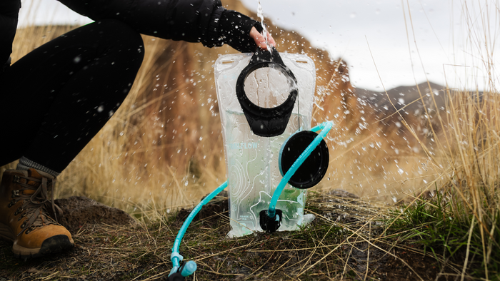 Mazama INTake Hydration Bladders Have A Stay-open Easy Refill Quick Drying Design