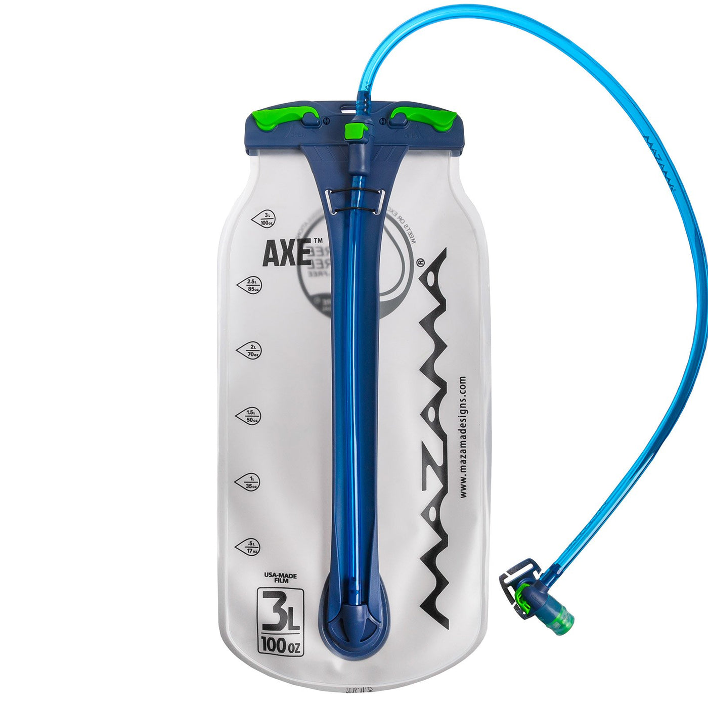 Mazama Designs AXE 3 Liter Short Hydration Reservoir